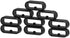 6-Pack Fastener Rings Compatible with Fitbit Versa 4/Versa 3/Versa 2/Versa/Sense/Sense 2/Versa Lite/Versa SE Band Keeper, Silicone Replacement Watch Band Loop/Holder/Retainer