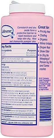 Caldesene Medicated Protecting Powder | 5 Ounce | With Zinc Oxide & Cornstarch | Helps protect irritated, chafed skin | Ideal for the whole family | Fresh Scent