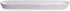 Siluro 12 Inch Olive Tray, 1 Narrow Olive Plate - Microwave-Safe, Oven-Safe, White Porcelain Narrow Serving Tray, Chip-Resistant, For Olives Or Cheeses - Restaurantware