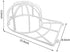 Hat Washer for Baseball Caps,3 Pack Hat Cleaner Holder for Washing Machine,Baseball Hat Washer for Dishwasher,Hat Forms for Washing,Ball Cap Cage,Hat Cleaning Frame Protector for Flat Curved Bill