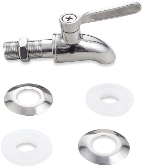 Stainless Steel Spigot For Drink Dispenser, Replacement Metal Spigot For Beverage Dispenser, Water Dispenser Faucet, Food Grade Metal Spout