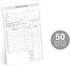 Simply Classic 2-Part Carbonless Order Form Pad / 50 Sets / 5.5" x 8.5" Carbon Copy Purchase Sales Receipt Book