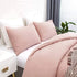 Luxlovery Pink Pillowcases Women Girls Blush Pink Pillow Shams Dusty Rose Pillowcase for Adults Teens Pillow Cases 2 Pack 20x26 Inches for Queen Bed