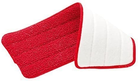 Rubbermaid Reveal Spray Mop Replacement Wet Mopping Microfiber Pad (FG1M1900RED)