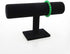 TENINYU Hovering T-Bar Bracelet Necklace Earring Bangle Pendants Anklet Tower Watch Key Jewelry Display Stand for Home Organization (Black Velvet)