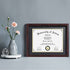 CORE ART 11x14 Diploma Frame Display Certificates 8.5 x 11 with Mat or 11 x 14 without Mat, College Degree Frame with Real Glass, Wall and Tabletop Display(Brown)