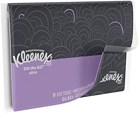 Kleenex Everyday Tissues Wallet - 6 10-count packs
