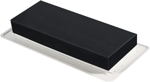 Buzzlett 4-Pack inch Stop Airflow Complete Seal Rubber Vent Cover for Floor, Wall, or Ceiling Vents and Air Registers, for RV, Home HVAC and AC Vents (Vent not Included), 4 x 10