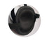 UPSTORE 1PCS Black Unisex Concave Shape Single Eyepatch Amblyopia Corrected Visual Acuity Recovery Eye Patch Cover Pads with Adjustable Strap for Lazy Eye/Amblyopia/Strabismus (L)