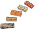 NATURALABEL 250 Assorted Flat Coin Wrappers, 50 Each of Quarters, Dollars, Dimes, Nickels, Pennies, Coin Striped Kraft Packing