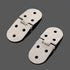 4Pcs 90 Degree Solid Hinge ?Cabinet Door Hinges, Flush Cabinet Hinges? with Screws ?Silver?