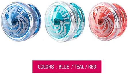 Yomega Raider - Professional Responsive Ball Bearing Yoyo, Great for Kids, Beginners and for Advanced String Yo-Yo Tricks and Looping Play. + Extra 2 Strings & 3 Month Warranty (Light Blue)