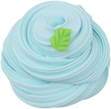 4 Pack Butter Slime Kit with Blue Stitch, Peach, Pineapple and Mint Charms, Scented DIY Slime Supplies for Girls and Boys, Stress Relief Toy for Kids Education, Party Favor, Gift and Birthday