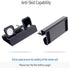 Charging Station for Apple Products,3 in 1 Aluminum Charging Stand for Apple Watch iPhone Airpods iWatch Series SE 8 7 6 5 4 3 2 1 Docking Station Holder Charger Stand with Nightstand Mode- Gray