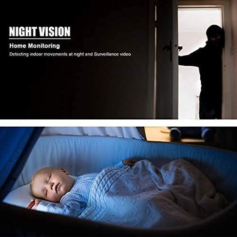 Mini Spy Camera 1080P Cop Spy Cam As Seen On TV-Spy Camera Wireless Hidden-Mini Camera Spy Wireless-Hidden Spy Camera -Nanny Cam with Night Vision and Motion Detection-Built-in Battery-No WiFi Needed
