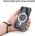 TORU MX Slim for iPhone Xs/iPhone X Magnetic Case, Compatible with Magsafe, Hybrid Transparent HD Clear Case with Detachable Wrist Strap, Scratch Resistant, Air Bumper Shock-Absorbing Corners - Clear