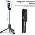 ATUMTEK 40" Selfie Stick Tripod, Extendable Bluetooth Selfie Stick with Wireless Remote for iPhone 13/12/12 Pro/11/11 Pro/XS/XR/X/8/7 Plus, Samsung, Google, LG, Sony, Huawei Smartphones, Black