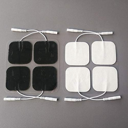 OUDYSCARE TENS Unit Replacement Pads - Compatible with AUVON TENS 7000 EMS Machine - 24Pcs 2"x2" Self-Adhesive Reusable Electrodes Pads for Lower Back , Arm , Leg and Pain Relief
