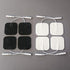OUDYSCARE TENS Unit Replacement Pads - Compatible with AUVON TENS 7000 EMS Machine - 24Pcs 2"x2" Self-Adhesive Reusable Electrodes Pads for Lower Back , Arm , Leg and Pain Relief