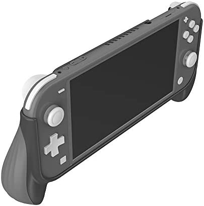 Azakio, Grip case for Nintendo Switch Lite,Ergonomic Nintendo Switch Lite Hand Grip, Accessories for Switch Lite (Black)