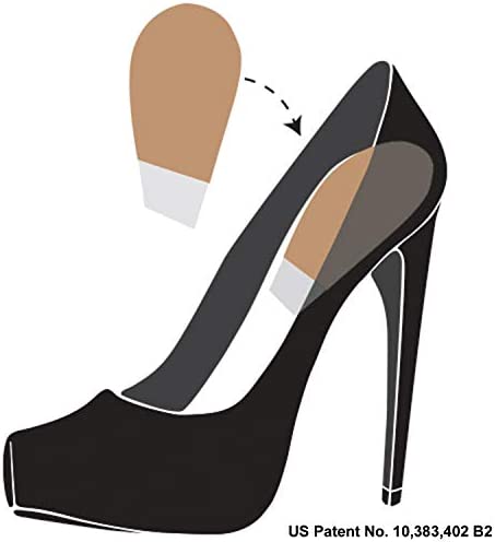 Sticky Shoes Double Sided Shoe Tape - Tape for Perfect Fitting Heels, Anti Slip for Shoes - 10 Pack