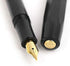 Kaweco Sport Classic Fountain Pen Black, Fine Nib with Kaweco Sport Octagonal Clip Gold