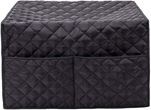 Convection Toaster Oven Cover,Smart Oven Dustproof Cover Large Size Cotton Quilted Kitchen Appliance Protector Storage Bag With 2 Accessary Pockets, Machine Washable CYFC40(only Cover)