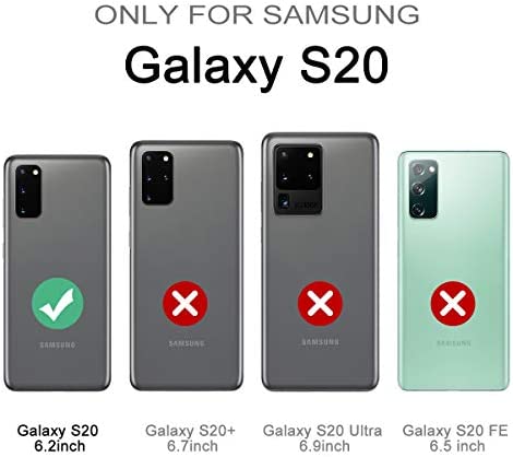 Galaxy S20 Case, WeLoveCase S20 5G Cover 3 in 1 Full Body Heavy Duty Protection Hybrid Shockproof TPU Bumper Three Layer Protective Case for Samsung Galaxy S20 5G 6.2 Dark Purple