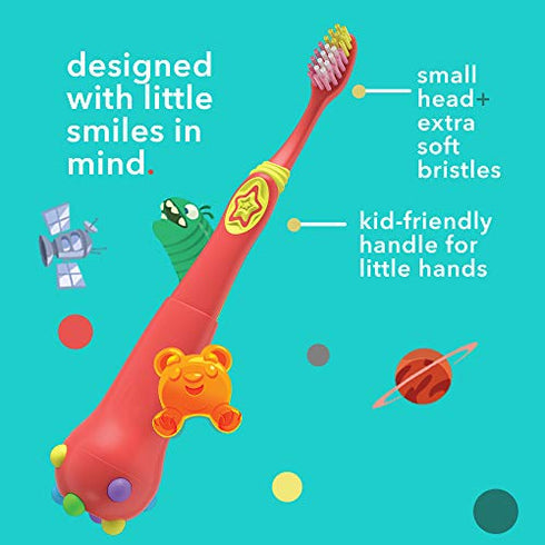 Colgate hum Kids Smart Manual Toothbrush, Coral