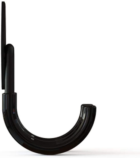 Garage Storage Utility Hooks, Wall Mount Hanging Hooks, Steel U-Hooks Tool Organizer Holder, 2-Pack (Black, Type-1)