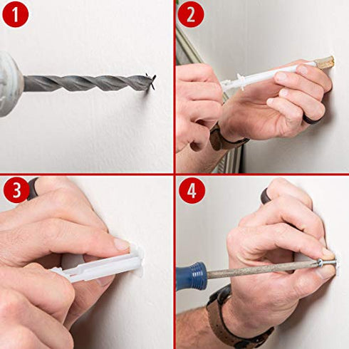 TOGGLER SNAPTOGGLE BA Toggle Anchor with Bolts, Zinc-Plated Steel Channel, Made in US, 3/8" to 3-5/8" Grip Range, For 3/16"-24 UNC Fastener Size (Pack of 2)