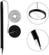 Secure Pen with Adhesive Pen Chain and Security Pen Holder for Home Office Supplies, Black Ink (6 Pieces)