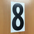 40 Pieces, 6" - Vinyl Number Stickers, Waterproof Large Stick On Numbers - Black Numbers