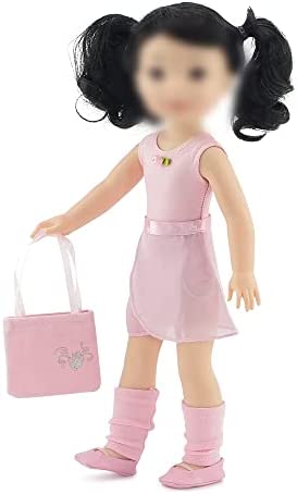 Emily Rose 14.5 Inch Doll Clothes 7 Piece 14 inch Doll Ballerina Outfit Including Ballet Doll Shoes | Gift Boxed!
