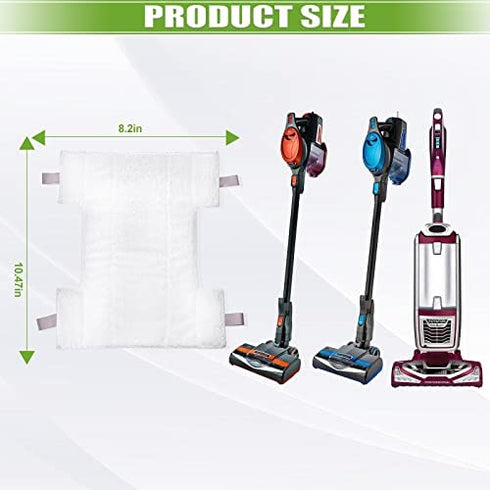 4 Pack Pads for Shark Replacement Washable Microfiber HV300 Series Pad for Shark Dust-Away, Rocket, Rotator, Navigator Lift-Away Pro Vacuum, Ultra Light Stick Vacuum Cleaner - Replace Part # P200W