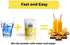 Ginger Shots with Turmeric - 80 Shots - Curcumin, Cayenne Pepper & Vitamin C - No Sugar - Ginger Powder Drink