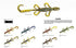 YUM Lizard Ultimate Finesse Lizard Soft Plastic Swim-Bait Bass Fishing Lure with Curly Legs and Tail
