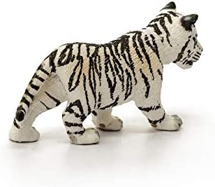 Schleich Wild Life, Animal Figurine, Animal Toys for Boys and Girls 3-8 Years Old, White Tiger Cub, Ages 3+