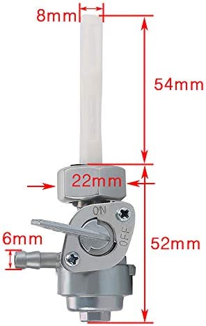 Savior Generator Petcock Fuel Shut Off Valve for Predator Generator Fuel Valve Alton Etq Homelite Husky Powermax Powermax Gas Fuel Tank Switch 5.5-16HP 168F 170F 173F 177F 182F 188F 190F(16mm x 1.5mm)
