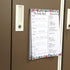 Weekly Meal Planner - Floral Magnetic Notepads for Refrigerator Meal Planning Pad with Tear Off Grocery List 52 weeks 7” X 9”