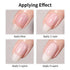 BORN PRETTY Milky White Gel Nail Polish,TranslucentJelly Nude White Gel Polish LED Manicuring Varnish 10ML