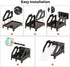 MUNBYN Label Holder for Rolls and Fan-Fold Labels, Shipping Label Roll Holder for Desktop Label Printer Shipping Supplies