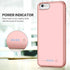 Battery Case for iPhone 6s Plus/6 Plus/7 Plus/8 Plus 8500mAh, Rechargeable Charging Case for iPhone 6Plus Extended Battery Pack Charger Apple 6s Plus Portable Power Bank Cover for 7P 8P (Rose Gold)