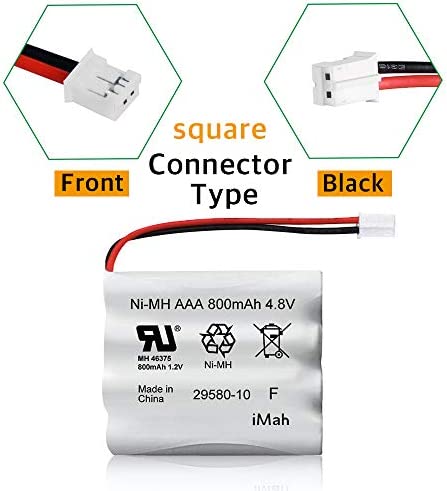 Replacement 29580-10 Battery for Summer Infant Baby Monitor 29580 29590 29610 29620 29630 29710 29740 29790 29940 Ni-MH AAA 800mAh 4.8V