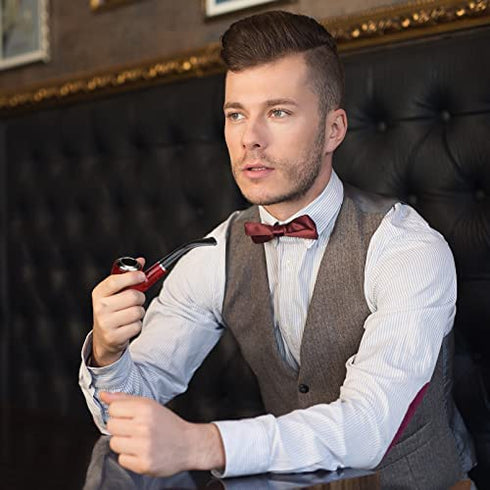 Scotte Captain Tobacco Pipe Red Smoking Pipe
