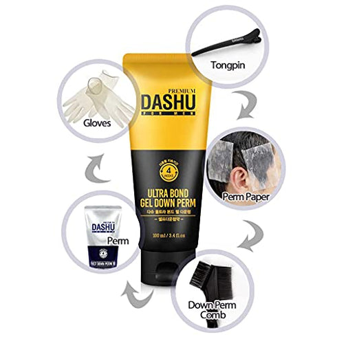 DASHU Premium Ultra Bond Gel Down Perm 3.5oz – Helps tame frizzy hair