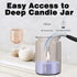 Candle Lighters,2 Pack Electric Candle Rechargeable USB Long Plasma Arc Fireplace Grill Bulk Electronic Utility Lighter Type C Windproof Flameless for Candles Camping Kitchen USBOTO(Black & Silver)