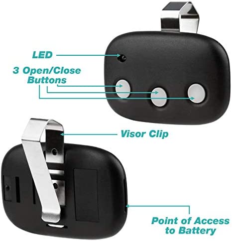 2 Garage Door Remote for Linear Megacode MCT-3 DNT00089 (3 Button)