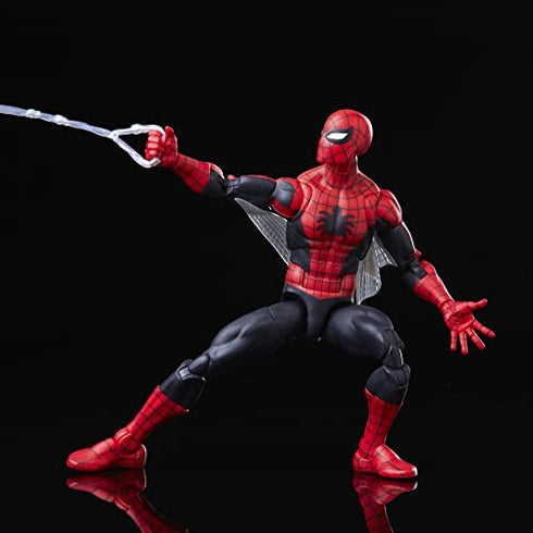 Spider-Man Marvel Legends Series 60th Anniversary Amazing Fantasy 6-inch Classic Comics Action Figures, 9 Accessories
