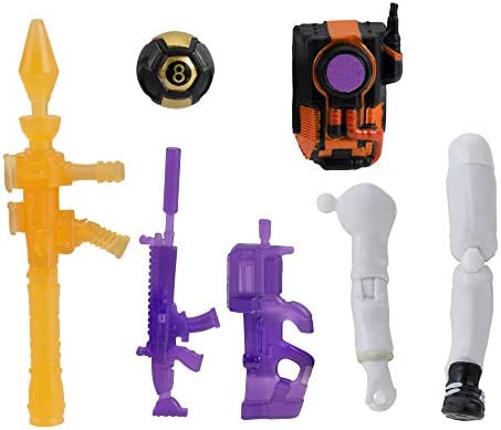 Fortnite Ghost Henchman Chest Collectible Accessory Set Bundle- Includes 4 Ghost Style Henchman Chests, 8 Back Bling, 12 Translucent Weapons, 8 Ghost Henchman Figure Pieces- More Styles Dropping Soon